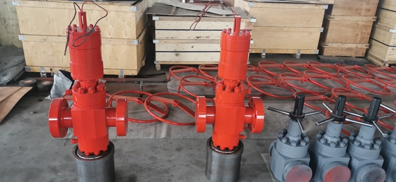 वेलहेड उपकरण के लिए 5000PSI प्रेशर हाइड्रोलिक प्लेट वाल्व 2-9/16 इंच