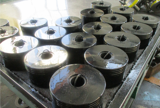 डुअल ड्यूरोमीटर पॉलीयूरेथेन मड पंप पिस्टन 5 1/2 ”5000PSI