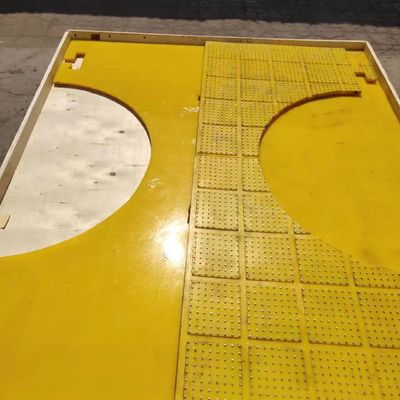 ZP375 एंटी स्लिप मैट 30mm प्लास्टिक नॉन स्लिप मैट ड्रिलिंग रोटरी टेबल के लिए