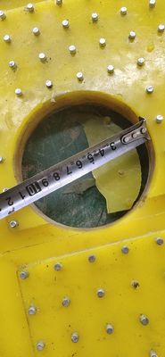 ZP375 एंटी स्लिप मैट 30mm प्लास्टिक नॉन स्लिप मैट ड्रिलिंग रोटरी टेबल के लिए