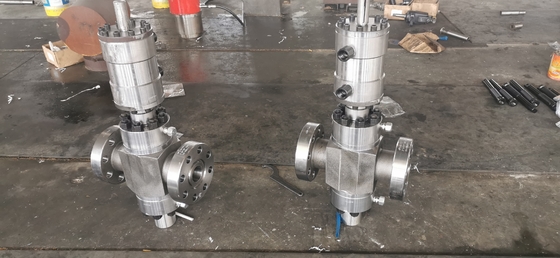 वेलहेड उपकरण के लिए 5000PSI प्रेशर हाइड्रोलिक प्लेट वाल्व 2-9/16 इंच