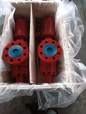 वेलहेड उपकरण के लिए 5000PSI प्रेशर हाइड्रोलिक प्लेट वाल्व 2-9/16 इंच