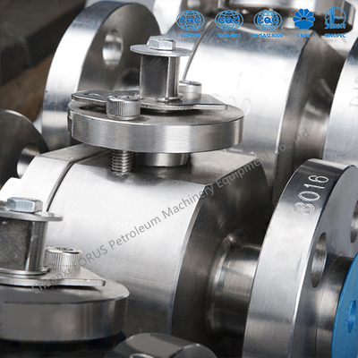 फोर्ज्ड फ्लोटिंग मेटल सीटेड बॉल वाल्व डिज़ाइन API6D BS5351 ASME B16.34