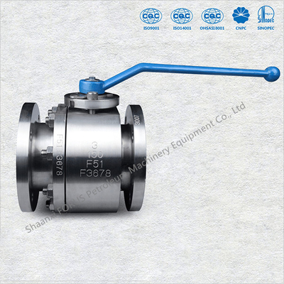 फोर्ज्ड फ्लोटिंग मेटल सीटेड बॉल वाल्व डिज़ाइन API6D BS5351 ASME B16.34