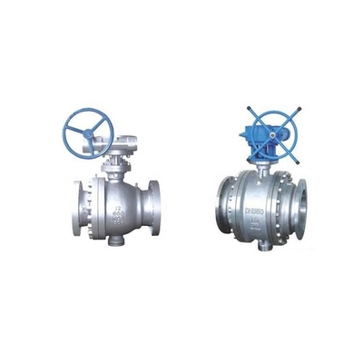 कास्ट ट्र्यूनियन बॉल वाल्व 2" - 40" एपीआई 6 डी फ्लैंज 2 टुकड़ा कास्ट स्टील 300LB