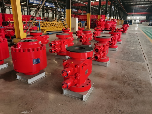मैनुअल डबल राम बीओपी दबाव 5000PSI 7-1/16 "तेल क्षेत्र ड्रिलिंग ब्लोआउट रोकथाम