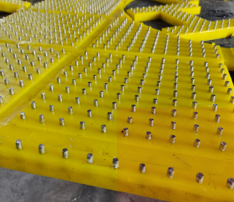 Polyurethane 30mm Thickness Rotary Table Anti Slip Mat Resistance To Corrosion