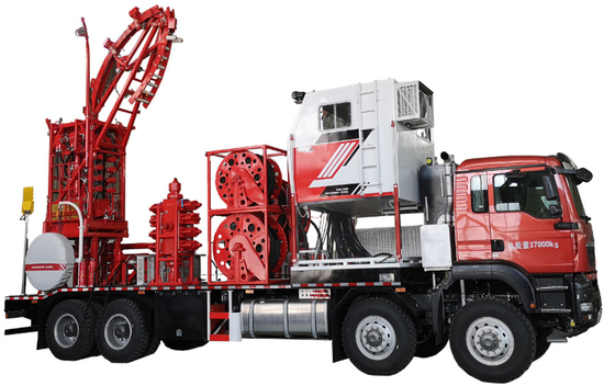 FR270 60k कुंडलित ट्यूबिंग यूनिट 60000 LBS WP 5000psi