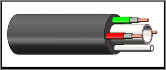 0.25 '' से 0.625 '' हाइड्रोलिक कंट्रोल लाइन ऑयल ड्रिलिंग 316L 2205 13Cr 825 2507